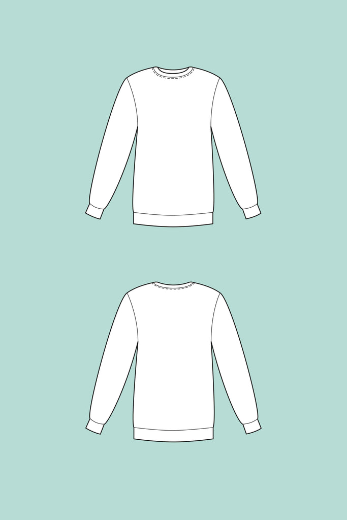 Sewing Pattern. How To Sew a Sweatshirt. Sewing Tutorial. PDF Pattern. How To Make a Sweatshirt. Sweatshirt From Scratch. Sweatshirt Fashion. Unisex Fashion. Unisex Sweatshirt PDF Pattern. Unisex Sewing Pattern. 