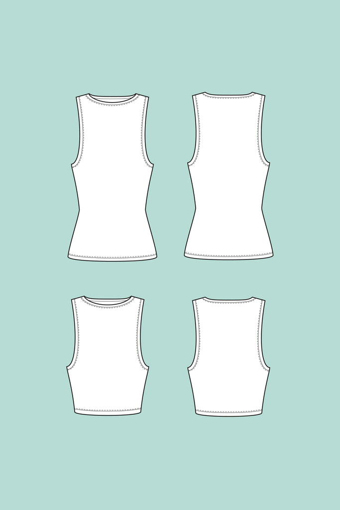 Sewing Pattern. How To Sew a Tank Top. Sewing Tutorial. PDF Pattern. How To Make a Tank Top. Tank Top From Scratch. Tank Top Fashion. Work Out Top PDF Pattern. Summer Top PDF Pattern. Top Pattern. Beach Shirt. 