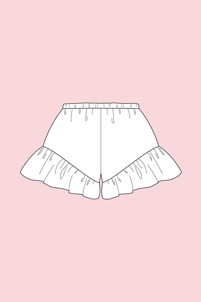 Sewing Pattern. How To Sew Shorts. Sewing Tutorial. PDF Pattern. How To Make Shorts. Shorts From Scratch. Short Fashion. Loungewear Shorts. Pajamas Shorts. Play Suit Shorts. Summer Shorts. 