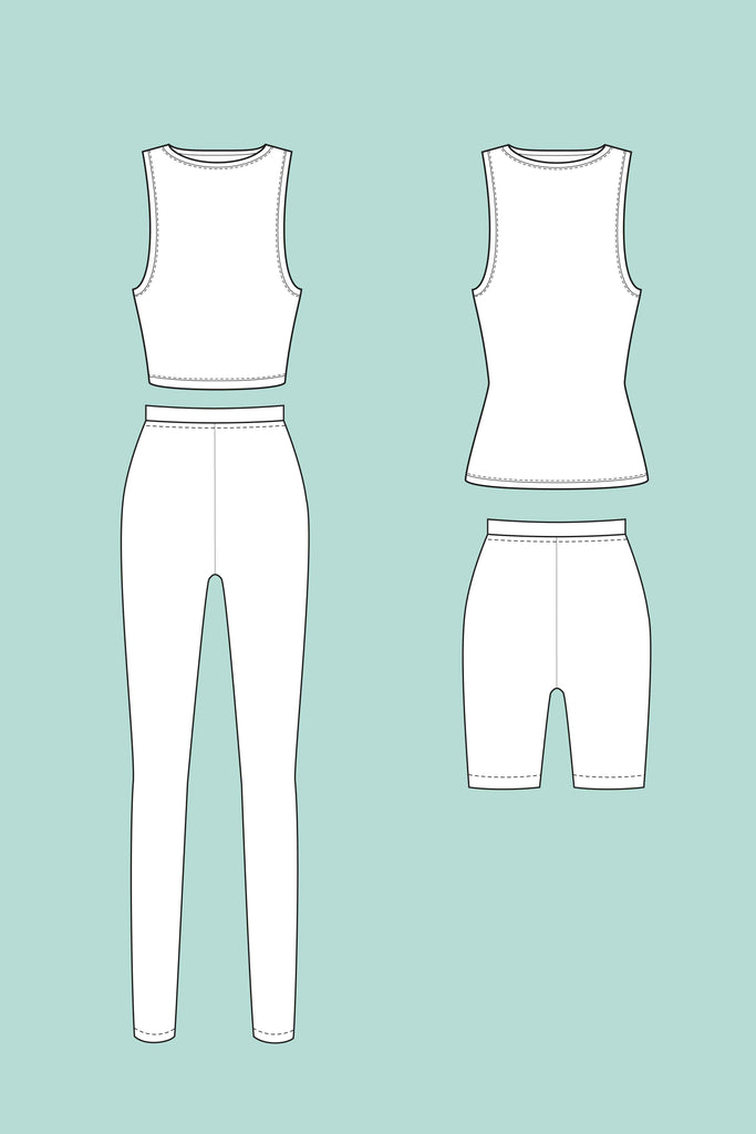Sewing Pattern. How To Sew an Activewear Set. Sewing Tutorial. PDF Pattern. How To Make a Sportswear Set. Activewear From Scratch. Sport Fashion. Gym Activewear Sewing Pattern. Jogging Suit PDF Pattern. Sleeveless Activewear Set. Legging and Top Sewing Pattern. legging sewing pattern, shorts sewing pattern, tank top sewing pattern, printable tank top sewing pattern pdf, crop tank top sewing pattern, tank top sewing pattern pdf, shorts sewing pattern womens, womens shorts pattern, shorts sewing pattern pdf