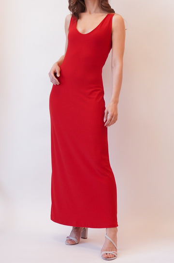 Maxi Dress. Maxi Dress Sewing Pattern. PDF Pattern. Red Dress Pattern. V-Neck Dress Pattern. Weekend Dress. Summer Dress Pattern. Sewing Tutorial. How To Sew a Maxi Dress. 